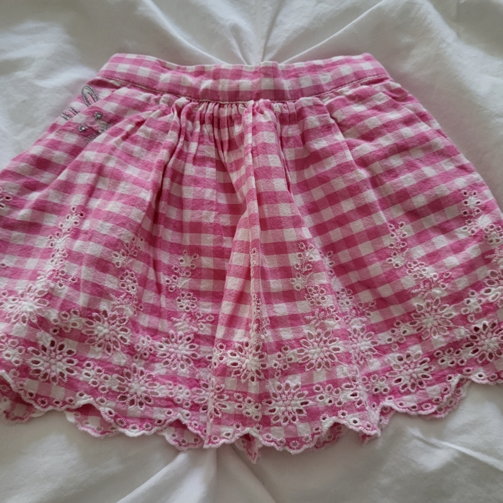 Baby girl pink gingham skirt. GAP Sarah Jessica Parker 18-24 mo.